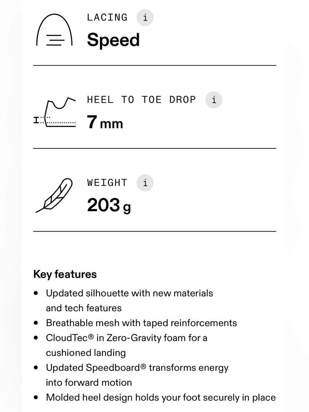 On Cloud 5 CloudTec® Zero-Gravity foam Running Shoes Women’s size 8.5 Pearl - Picture 15 of 15
